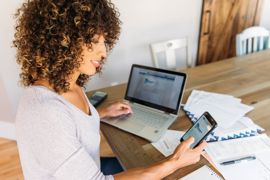 Is my financial information submitted online secure?